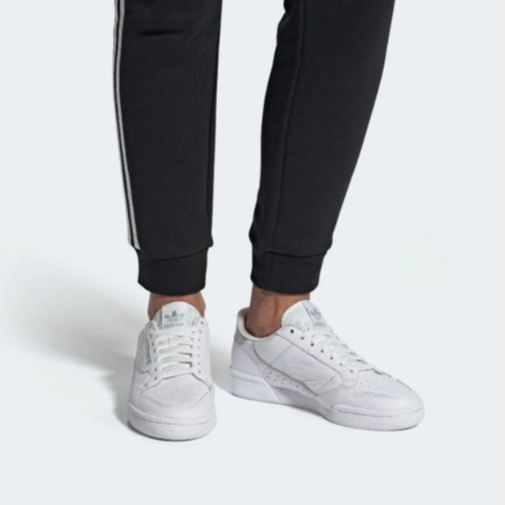 SOLD - Adidas: Original Silver Metallic Continental 80